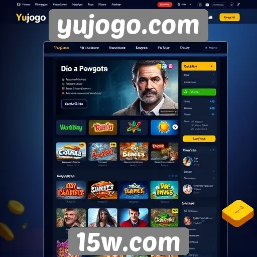 Análise da interface do usuário no yujogo.com